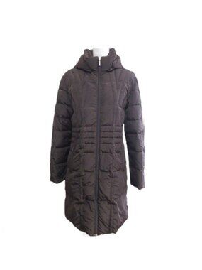 Moncler Montana Down Coat with Hood S Brown 0